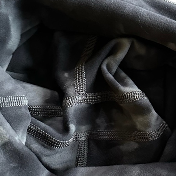 Lululemon Align High Rise Crop 17" Diamond Dye Pitch Grey Graphite Grey Sz 0 - Picture 9 of 10